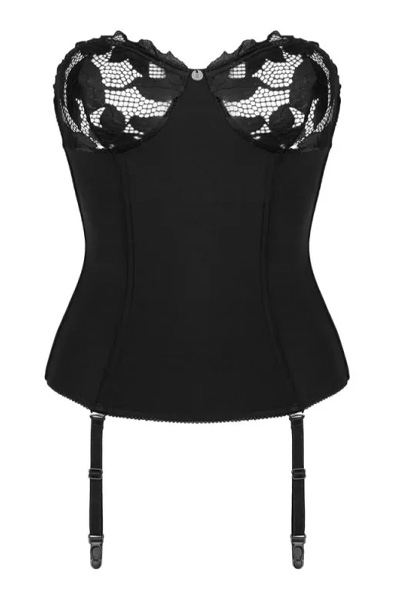 Obsessive Editya Corset Black - Korsete 3