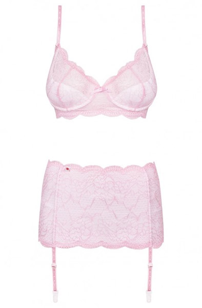 Obsessive Girlly 3-pcs Set - Seksīga apakšveļa 3