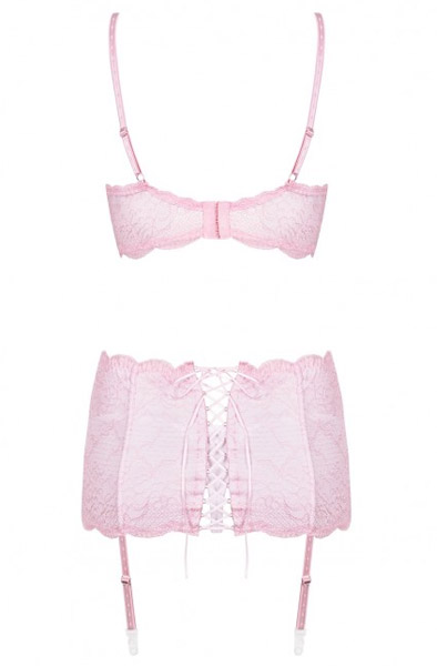 Obsessive Girlly 3-pcs Set - Seksīga apakšveļa 4