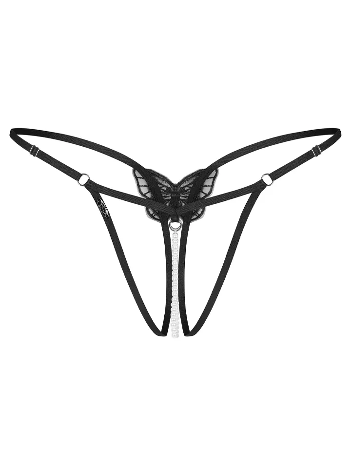 Obsessive Isseme Crotchless Thong - Biksītes bez kājstarpēm 3 [full]