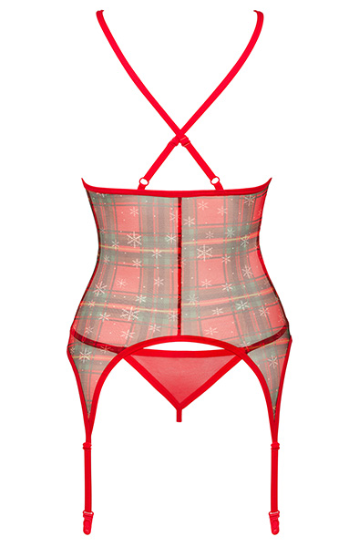 Obsessive Jollymore Corset Red - Korsete un siksnas 4