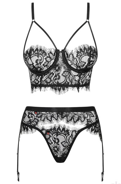 Obsessive Lashy Set - Seksīga apakšveļa 3