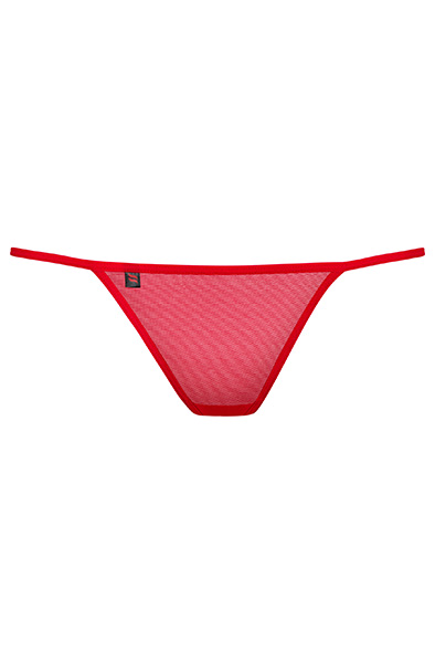 Obsessive Luiza Thong Red - Mežģīņu apakšbiksītes 4