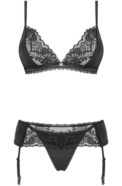 Obsessive Maderris 3-pcs Set - Seksīga apakšveļa 3
