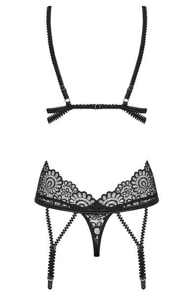 Obsessive Mixty Corset & Thong - Seksīga apakšveļa 4