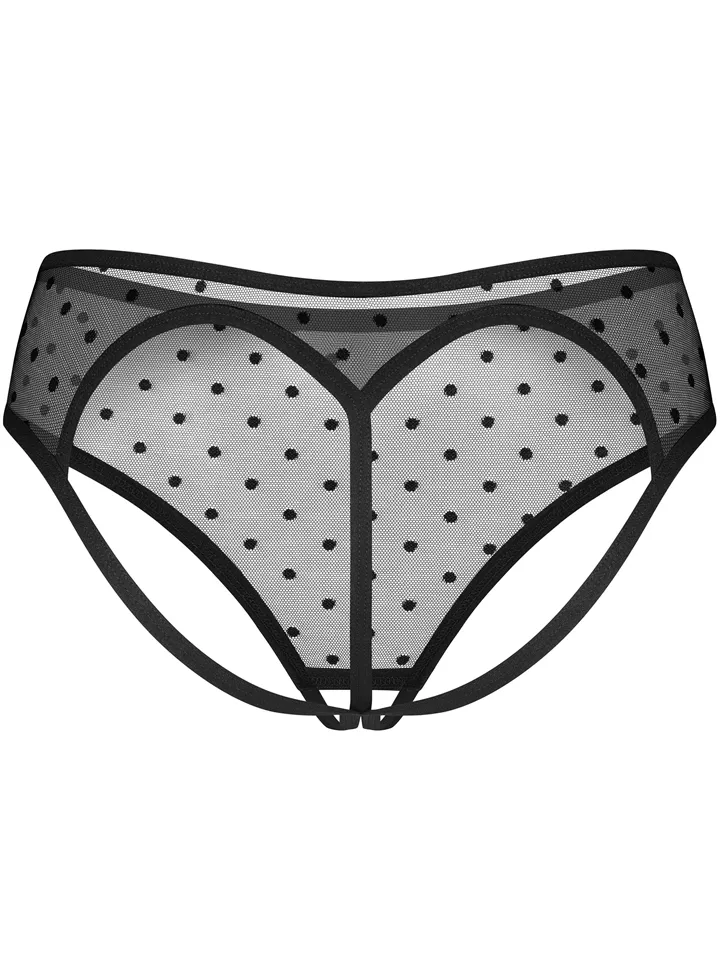 Obsessive Nuites Crotchless Panties - Biksītes ar atvērtu kājstarpi 3