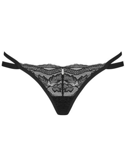 Obsessive Nutris Thong Black - Stringtrosor 3