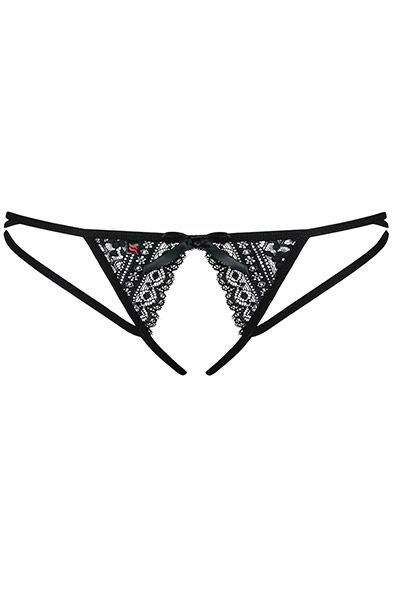 Obsessive Picantina Crotchless Thong - Mežģīņu apakšbiksītes 3