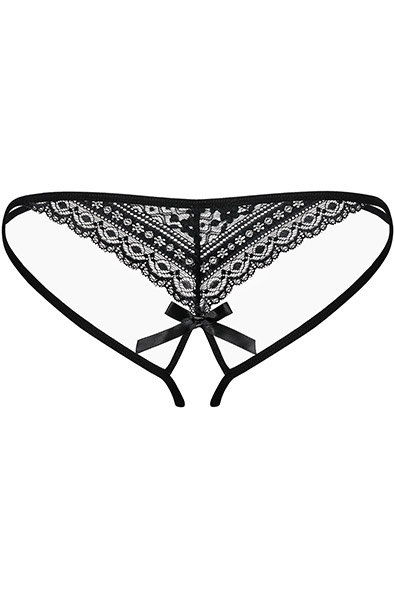 Obsessive Picantina Crotchless Thong - Mežģīņu apakšbiksītes 4