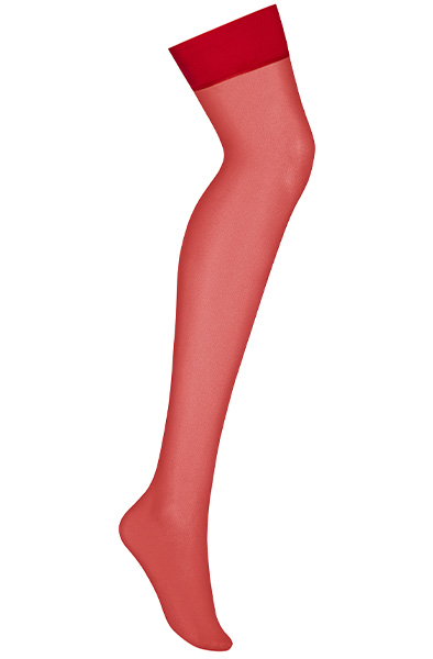 Obsessive S800 Stockings Red - Uzturēšanās 3