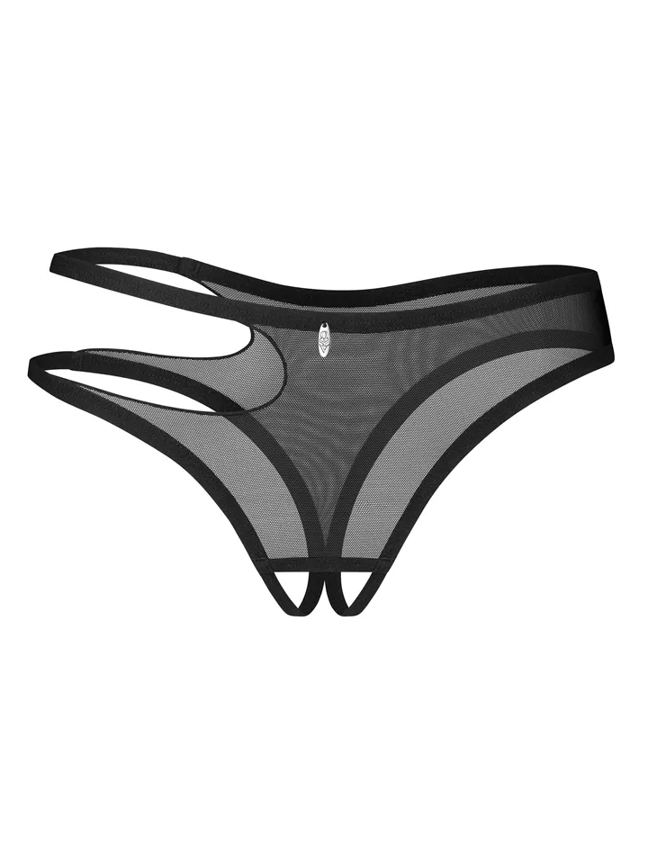 Obsessive Saturis Crotchless Thong - Biksītes bez kājstarpēm 3 [full]