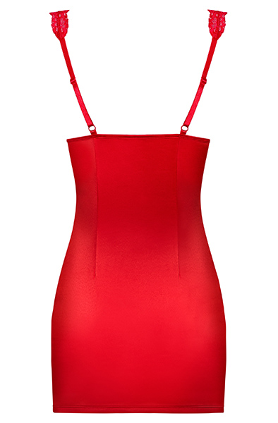 Obsessive Secred Chemise & Thong Red - Seksīga apakšveļa 4