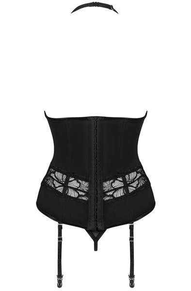 Obsessive Serafia Corset Black - Korsete 4