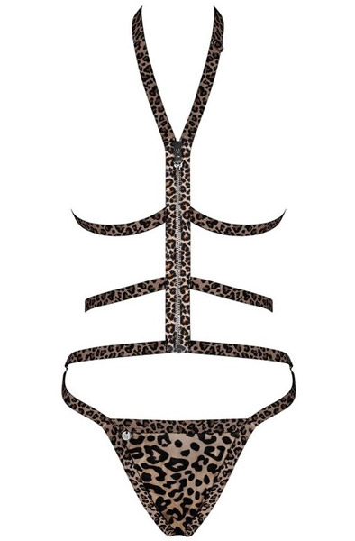 Obsessive Tigrita 2-pcs Set Brown - Seksīga apakšveļa 3