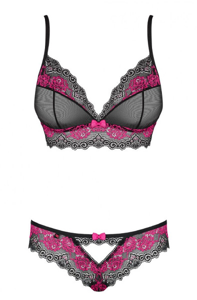 Obsessive Tulia 2 pcs Set - Seksīga apakšveļa 4