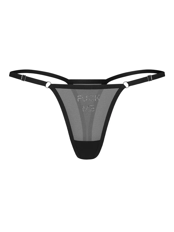 Obsessive Violami Fuck Me Thong Black - Stringtrosor 3 [full]