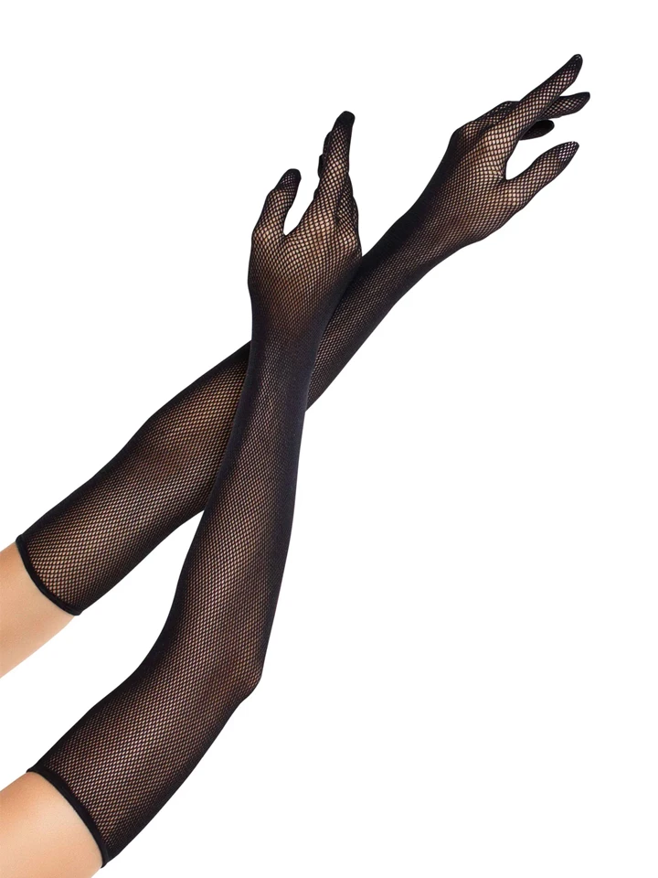 Opera Length Fishnet Gloves - Cimdi 1 [full]