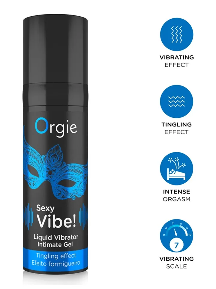 Orgie Sexy Vibe! Liquid Vibrator 15 ml - Stimulējošs uztura bagātinātājs vīriešiem 2 [full]