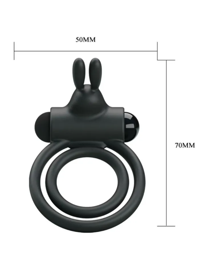 Osmond Vibrating Rabbit Cock Ring - Trušu gaiļa gredzens 3 [full]