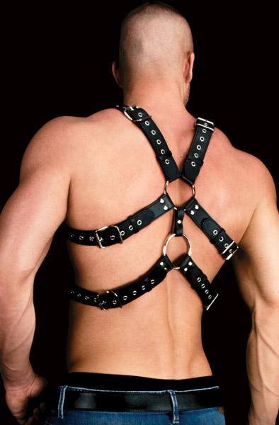Ouch Andres Chest Harness - Bondage sele 2