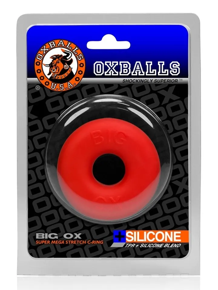 Oxballs Big Ox Cockring Red - Gaiļa gredzens 3 [full]