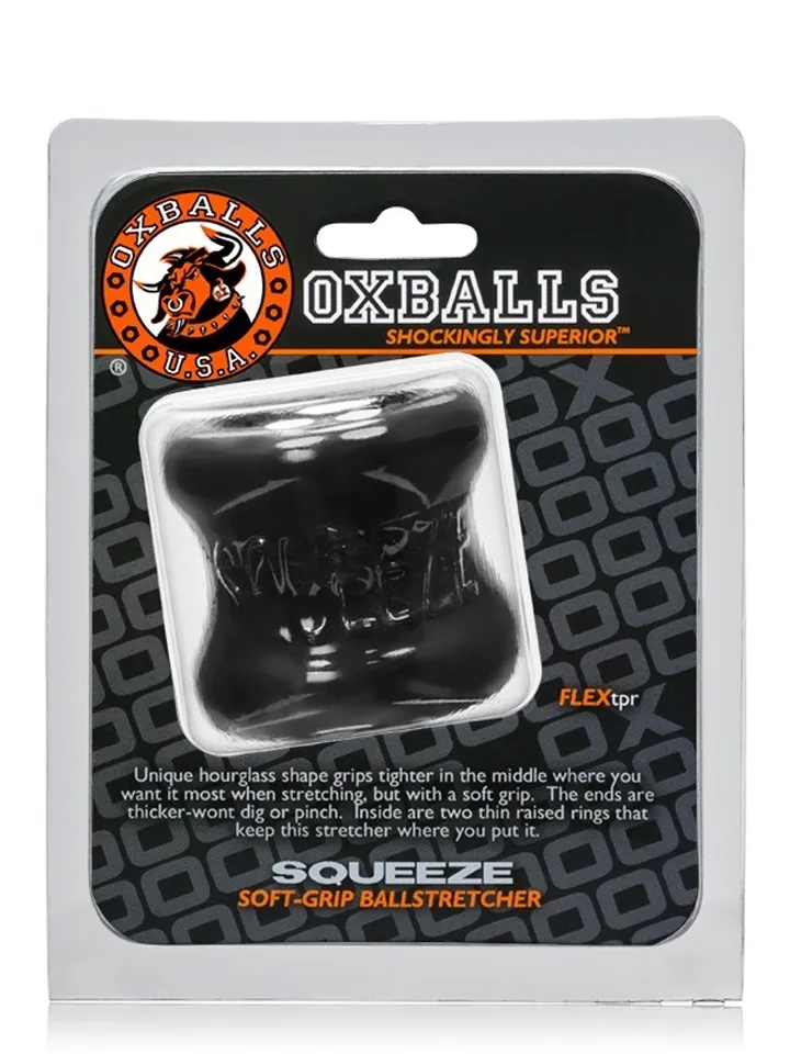Oxballs Squeeze Soft Grip Ballstretcher Black - Bumbu nestuves 3 [full]