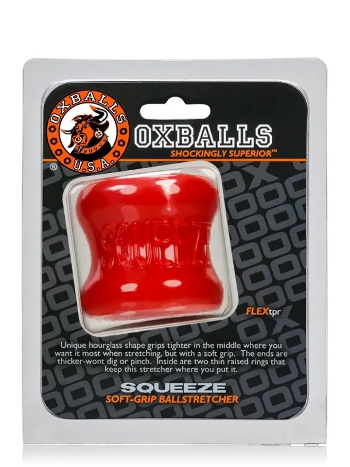 Oxballs Squeeze Soft Grip Ballstretcher Red - Bumbu nestuves 3 [full]