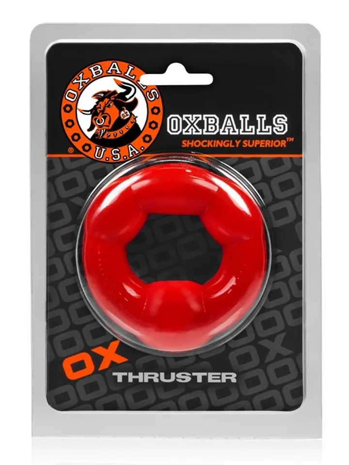 Oxballs Thruster Cock Ring Red - Gaiļa gredzens 2 [full]