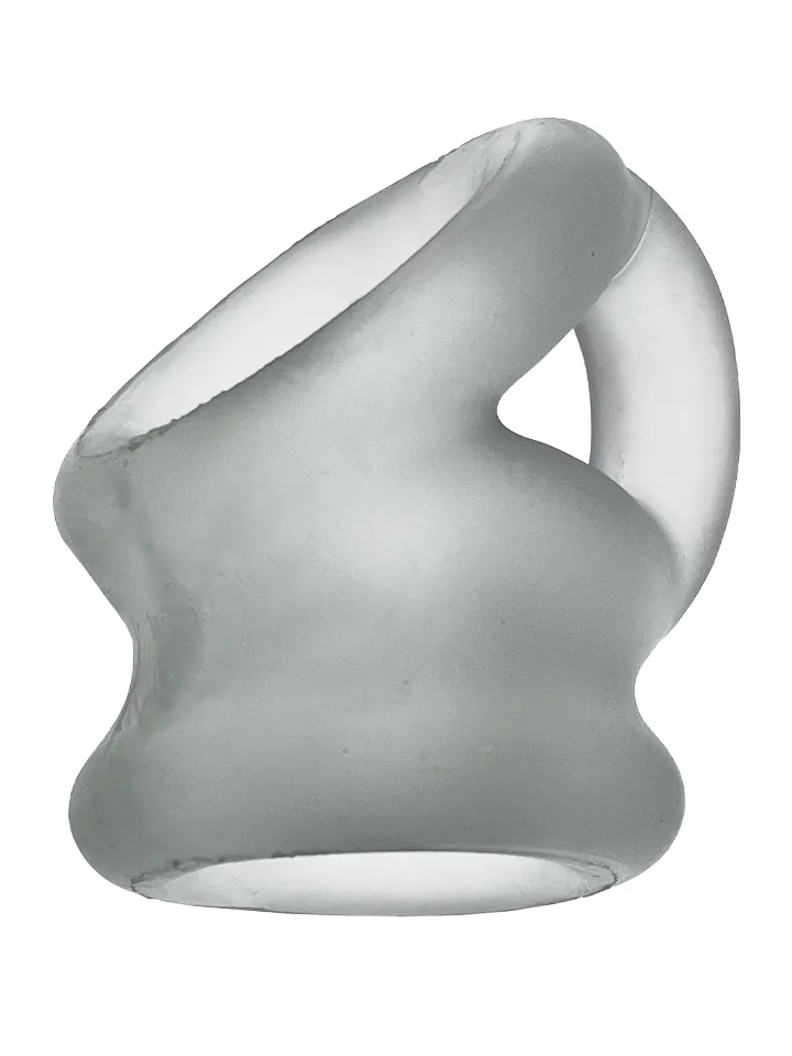 Oxballs Tri-Squeeze Ballstretching Sling Clear Ice - Dzimumlocekļa un sēklinieku maisiņa gredzeni 1 [full]