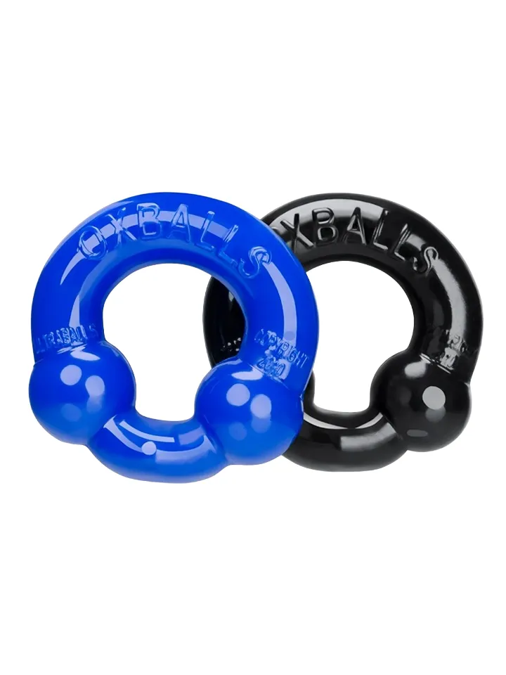 Oxballs Ultraballs Cock Rings Black & Blue - Gaiļa gredzenu komplekts 1 [full]