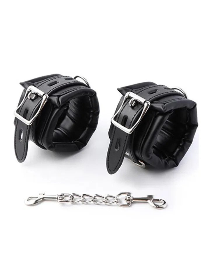 Padded Adjustable Handcuffs Black - Rokudzelži 1 [full]
