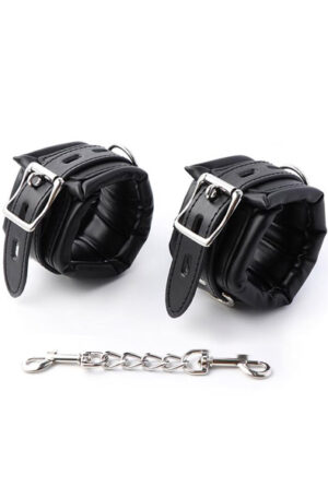 Padded Adjustable Handcuffs Black - Rokudzelži 1