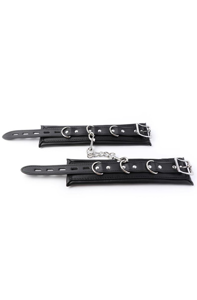 Padded Adjustable Handcuffs Black - Rokudzelži 2