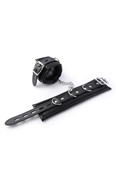 Padded Adjustable Handcuffs Black - Rokudzelži 3