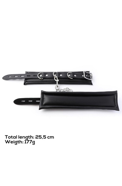 Padded Adjustable Handcuffs Black - Rokudzelži 7