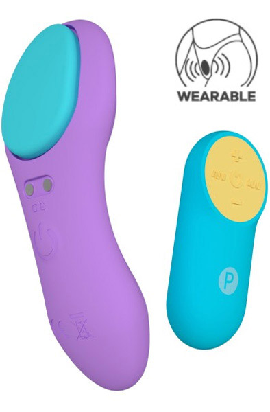 Panty Vibrator With Remote Control Purple - Vibrējošas biksītes 1