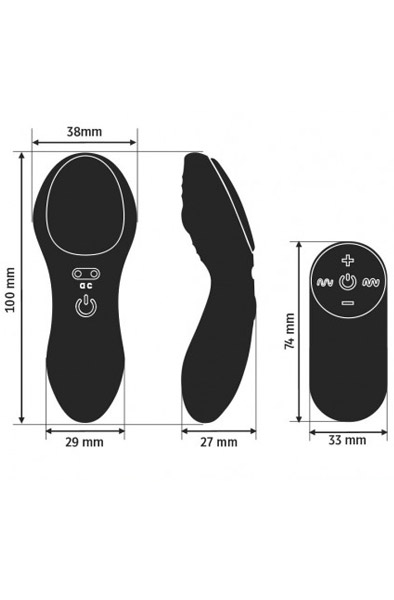 Panty Vibrator With Remote Control Purple - Vibrējošas biksītes 3