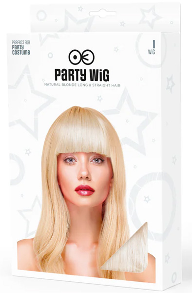 Party Wig Long Straight Blonde Hair - Parūka 2
