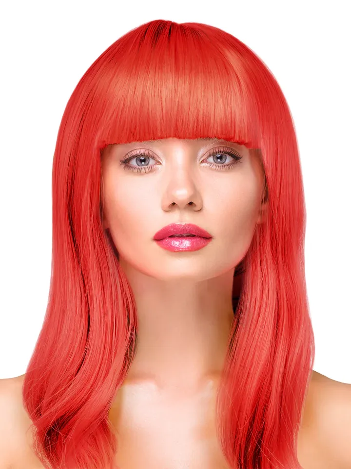 Party Wig Long Straight Red Hair - Parūka 1 [full]