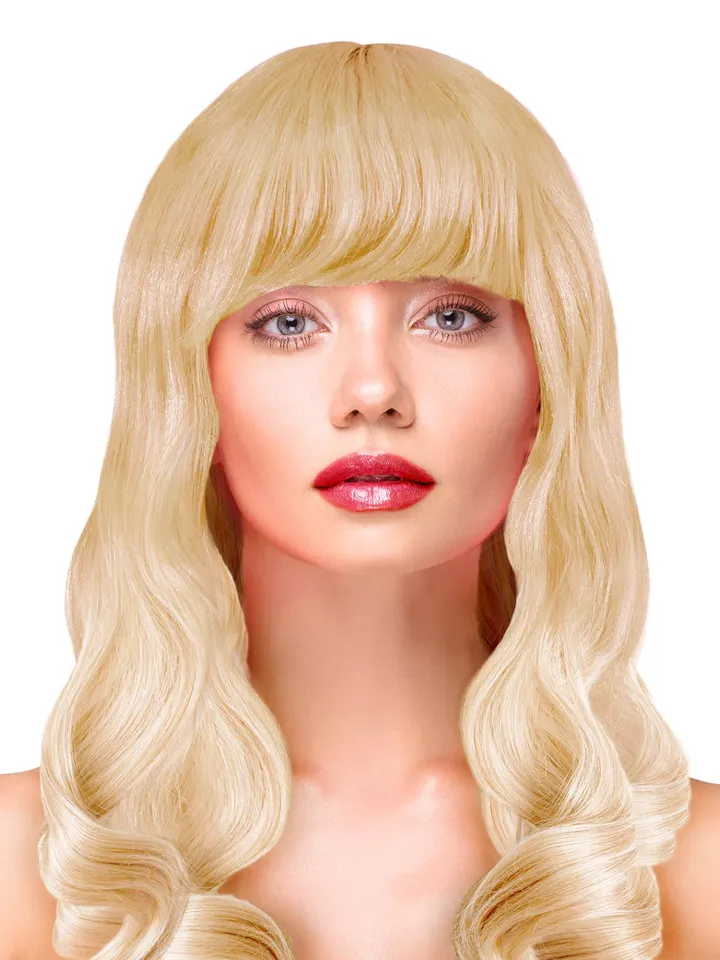 Party Wig Long Wavy Blonde Hair - Parūka 1 [full]