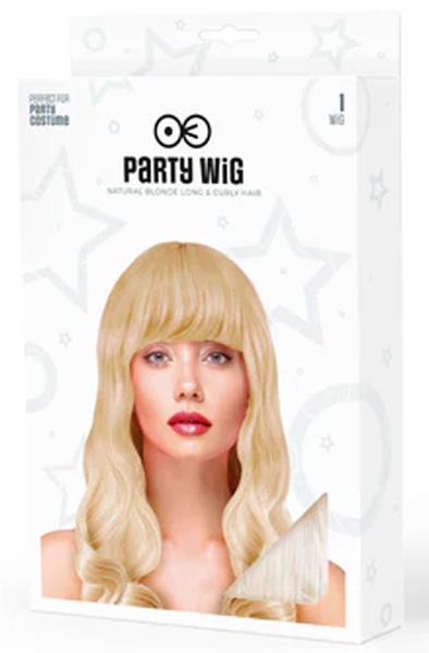Party Wig Long Wavy Blonde Hair - Parūka 2