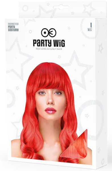 Party Wig Long Wavy Red Hair - Parūka 2
