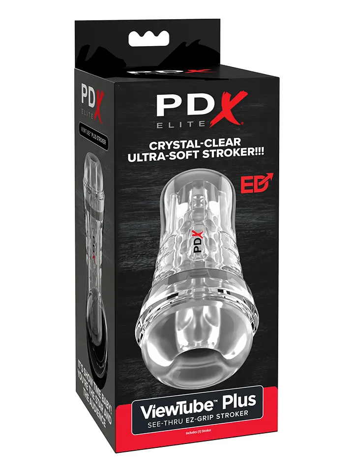 PDX Elite ViewTube Plus See-Thru EZ-Grip Stroker - Strokers 4 [full]