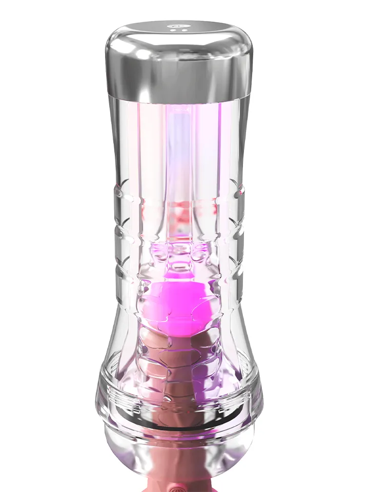 PDX Elite ViewTube XXL See-Thru EZ-Grip LED Stroker - Strokers 2 [full]