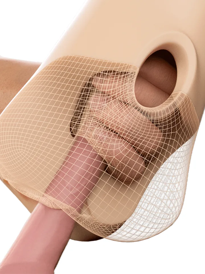 PDX Plus Double Pounder Vibrating Squeeze Stroker - Vibrējošs maksts masturbators 2 [full]