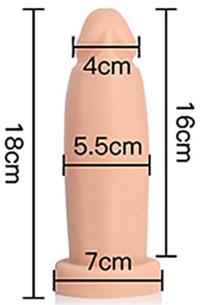 Pedro Silicone Dildo 18 cm - Anālais dildo 5