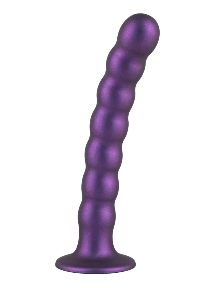 Pegging Dildo Metallic Purple 17 cm - Piesaistīšana 1 [full]