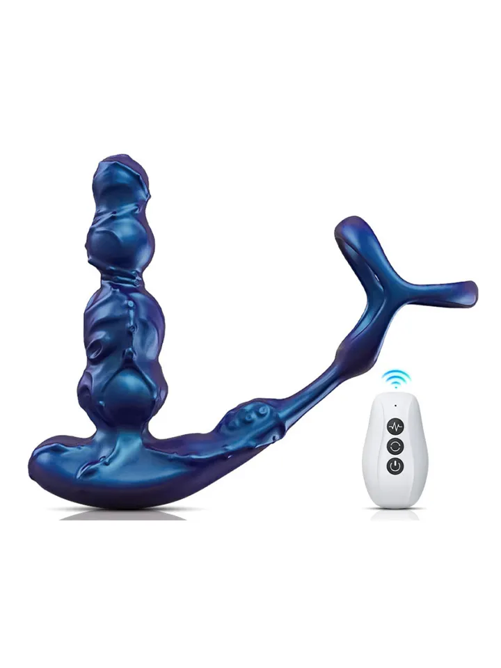 Penerotaty Vibrating Plug + Ballstretcher - Prostatas vibrators ar dzimumlocekļa gredzenu 2 [full]