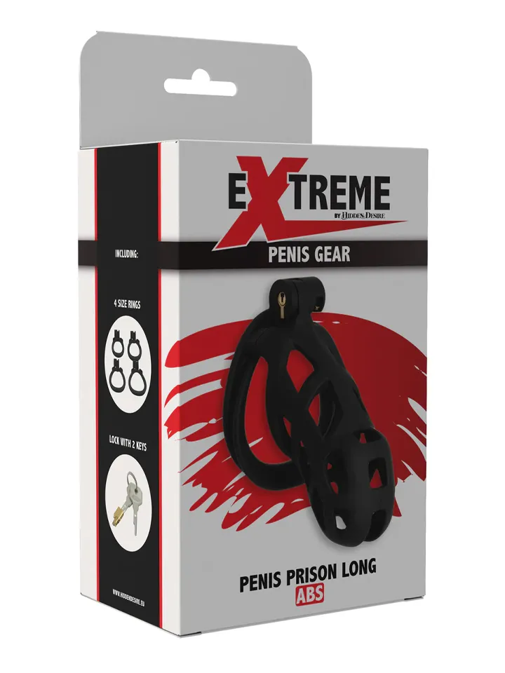 Penis Prison Cock Cage Long - Šķīstības būris 5 [full]