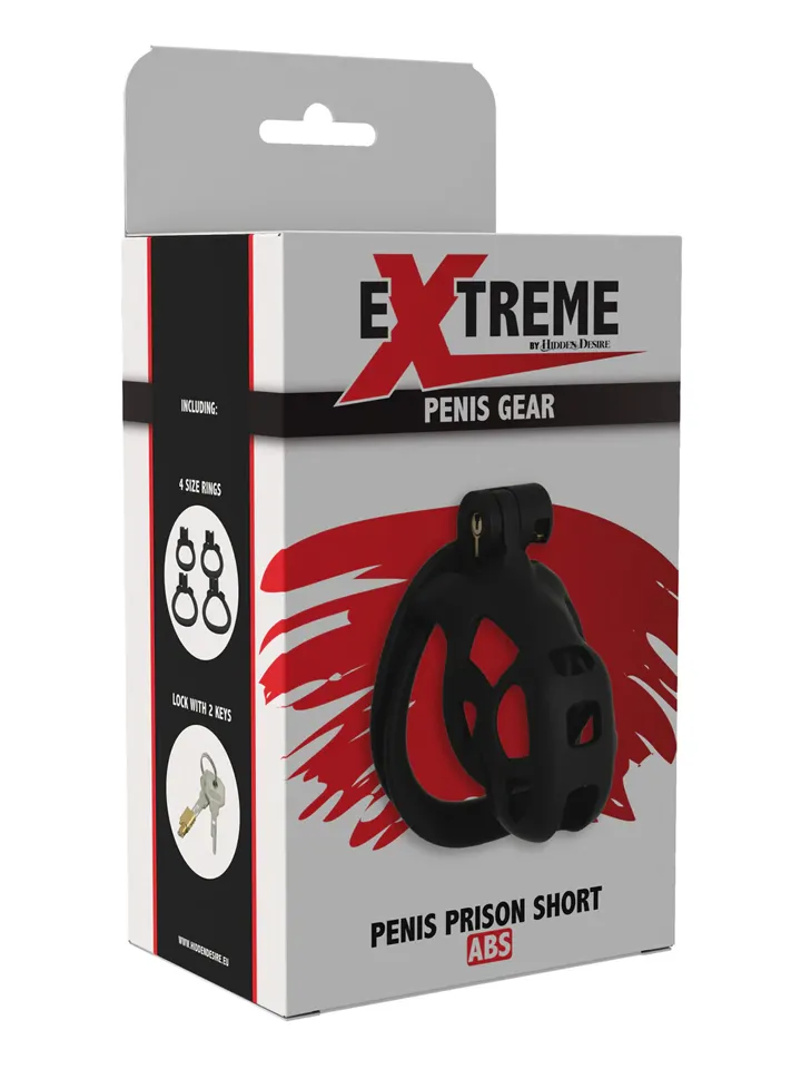 Penis Prison Cock Cage Short - Šķīstības būris 5 [full]